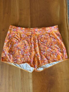 Stio Orange Floral Women’s Swim Shorts